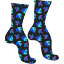 download Socks Icon clipart image with 180 hue color