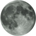 download Full Moon clipart image with 90 hue color