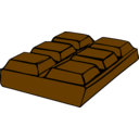 download Chocolate clipart image with 0 hue color
