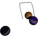 download Croquet Action clipart image with 135 hue color
