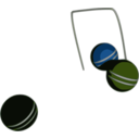 download Croquet Action clipart image with 315 hue color