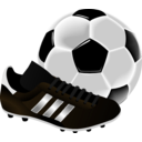 download Soccer clipart image with 180 hue color