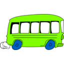 download Bus clipart image with 90 hue color