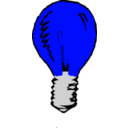 download Light Bulb 2 clipart image with 180 hue color