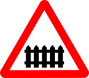 Roadsign Rail Fence