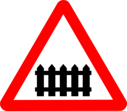 Roadsign Rail Fence