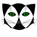 download Hypno Cat clipart image with 0 hue color