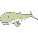 download Whale clipart image with 270 hue color