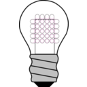 download Light Bulb Led Off clipart image with 135 hue color