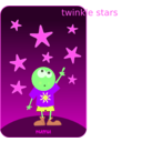 download Numu09 Stars clipart image with 90 hue color