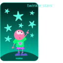 download Numu09 Stars clipart image with 315 hue color
