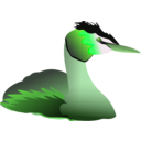 download Podiceps Cristatus clipart image with 90 hue color