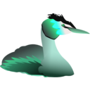 download Podiceps Cristatus clipart image with 135 hue color