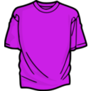 download Pink T Shirt clipart image with 315 hue color