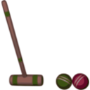 download Croquet Stroke clipart image with 315 hue color