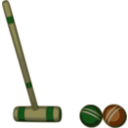 download Croquet Stroke clipart image with 0 hue color