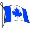 download Canada Flag Flying clipart image with 225 hue color