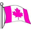 download Canada Flag Flying clipart image with 315 hue color