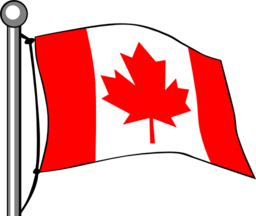 Canada Flag Flying