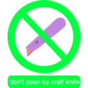 download Dont Open clipart image with 135 hue color