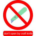download Dont Open clipart image with 0 hue color