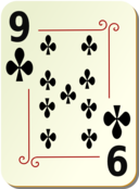 Ornamental Deck 9 Of Clubs