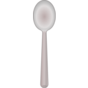 download Flatware Spoon clipart image with 0 hue color