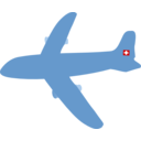 download Swiss Aircraft clipart image with 0 hue color