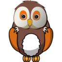 download Owl clipart image with 0 hue color