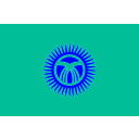 download Flag Of Kyrgyzstan clipart image with 180 hue color