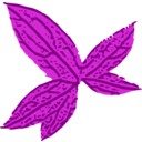download Green Leaf clipart image with 180 hue color
