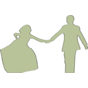 download Just Married clipart image with 135 hue color