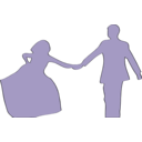 download Just Married clipart image with 315 hue color