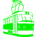 download Tramway clipart image with 90 hue color