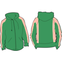 download Hoodie Poleron clipart image with 315 hue color