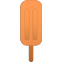 download Orange Popsicle clipart image with 0 hue color