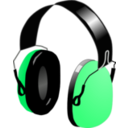 download Headphones clipart image with 90 hue color