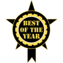 download Best Of The Year Sticker clipart image with 0 hue color