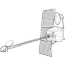 download Mars Orbiter clipart image with 225 hue color