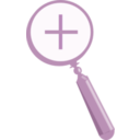 download Magnifying Glass clipart image with 90 hue color