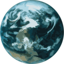 download Earth clipart image with 0 hue color