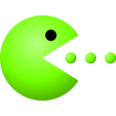 download Pac Man clipart image with 45 hue color