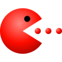 download Pac Man clipart image with 315 hue color