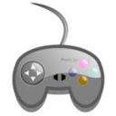 download Simple Game Pad clipart image with 315 hue color