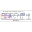 download Urban Terror Keyboard Mappings clipart image with 180 hue color