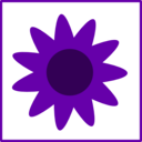 download Eco Green Flower Icon clipart image with 180 hue color