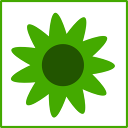 Eco Green Flower Icon