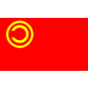 download Copyleft Commie Flag clipart image with 0 hue color