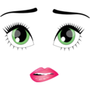 download Pretty Sad Girl Smiley Emoticon clipart image with 0 hue color
