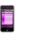 download Javascript Phone Tictactoe Game clipart image with 90 hue color